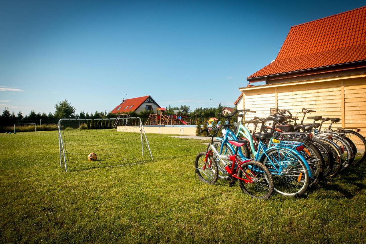 Aqua Fun Domki Z Basenem Ujście-Darłowskie Exteriér fotografie